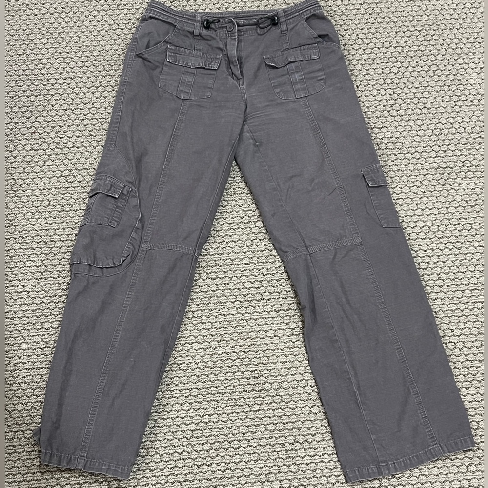 Brandy Melville Kim Cargo Pants (Grey)